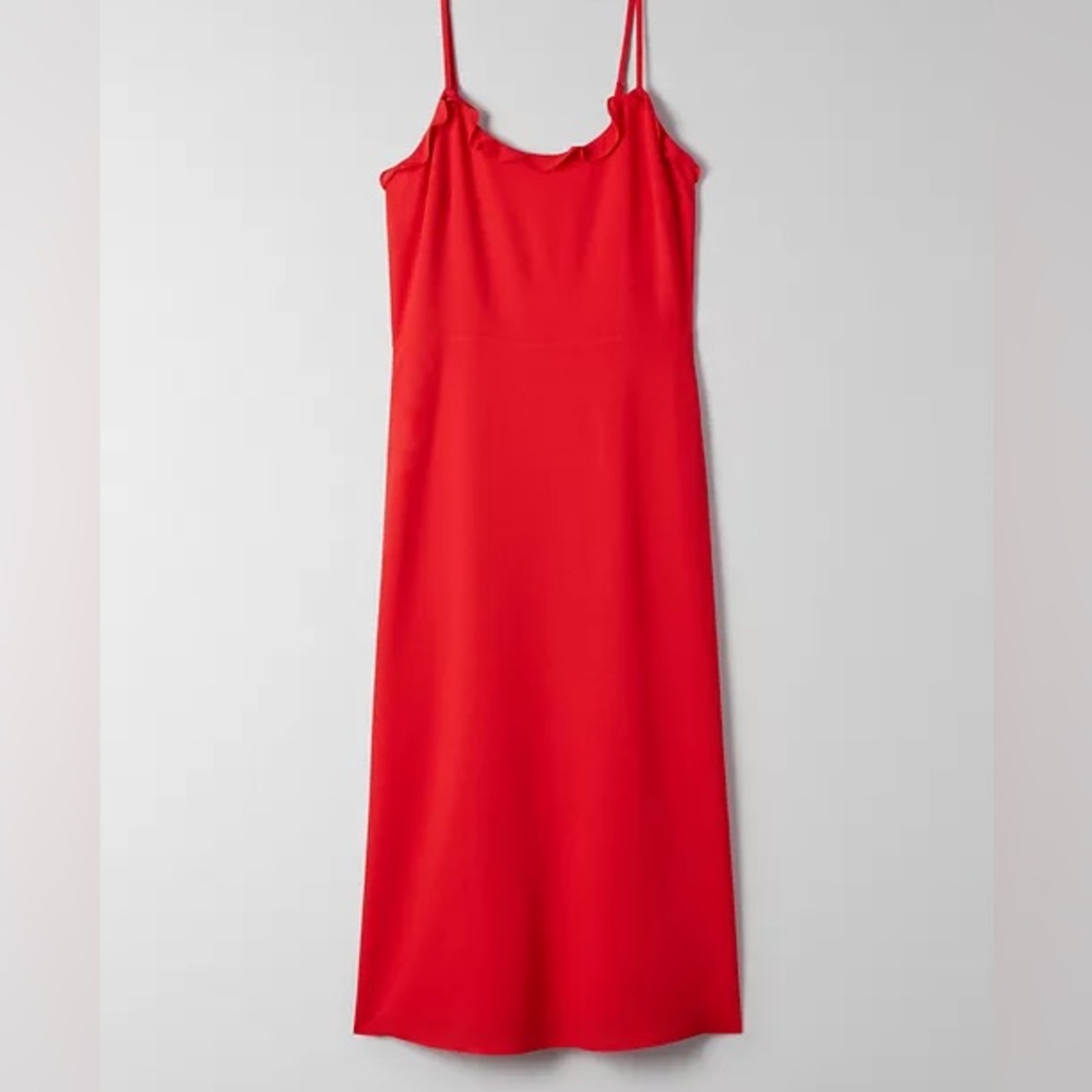 Aritzia Wilfred Philomène Dress Goji Berry Red - Size 00